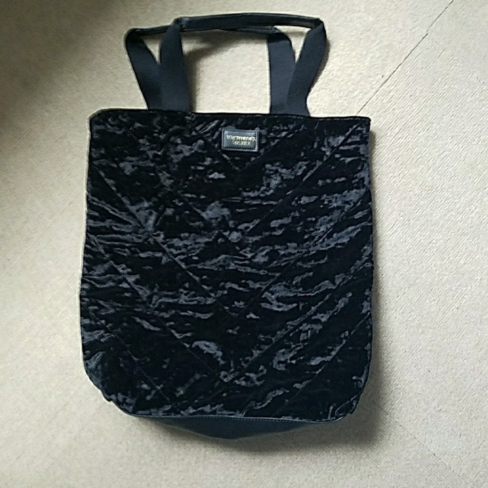 NWOT Victoria's Secret Velvet Tote